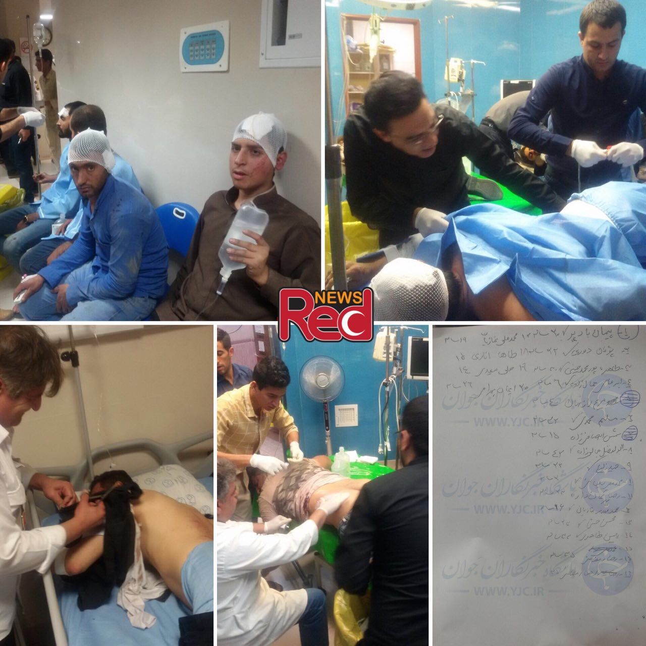 ۲۱ کشته در آتش‌سوزی تصادف اتوبوس و تانکر سوخت در جاده نطنز