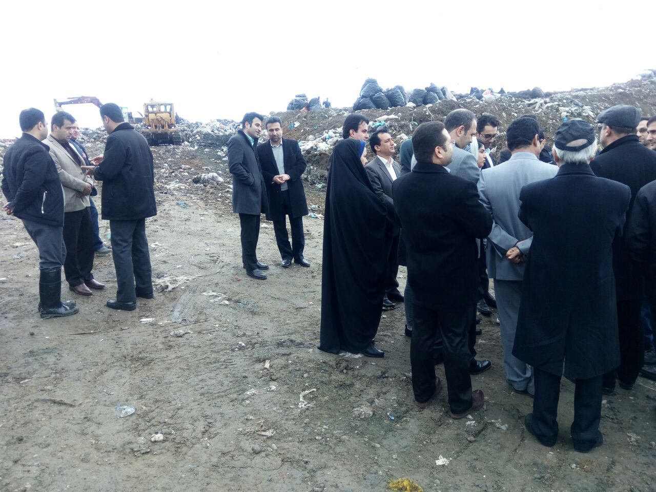 بازدید هیات ایتالیایی برای احداث زباله سوز در لاهیجان