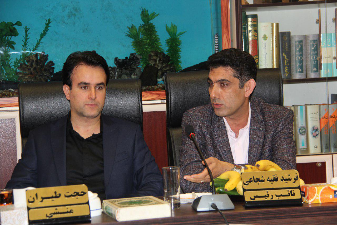 سی ام جلسه شورای اسلامی شهر لاهیجان به ریاست فرشید فقیه شجاعی نائب رئیس شوراتشکیل شد.