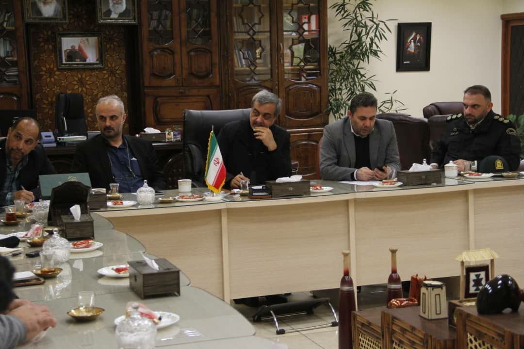 نشست شورای تامین شهرستان لاهیجان با رسانه ها