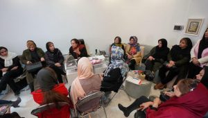 مقارن با هفته مبارزه ملی با سرطان، نخستین جلسه کافه صورتی صبح روز سه شنبه در لاهیجان برگزار گردید