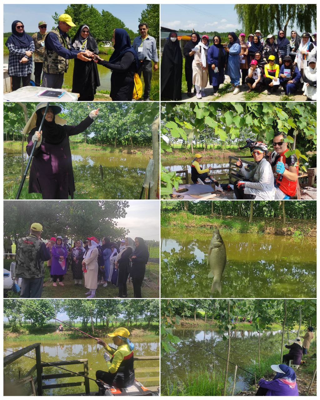 اولین همایش ماهیگیری ورزشی بانوان در گیلان