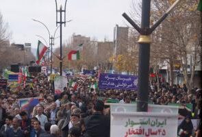 راهپیمایی ۲۲ بهمن در کاشمر از قاب دوربین