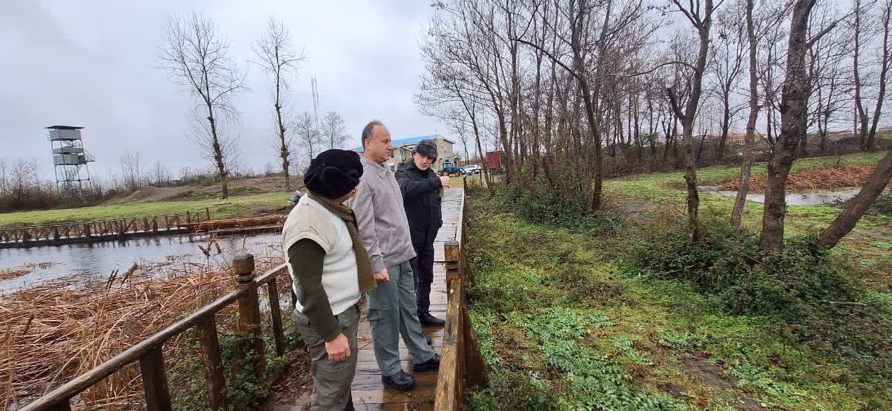 سرپرست اداره کل حفاظت محیط زیست گیلان از پارک ملی بوجاق بازدید کرد